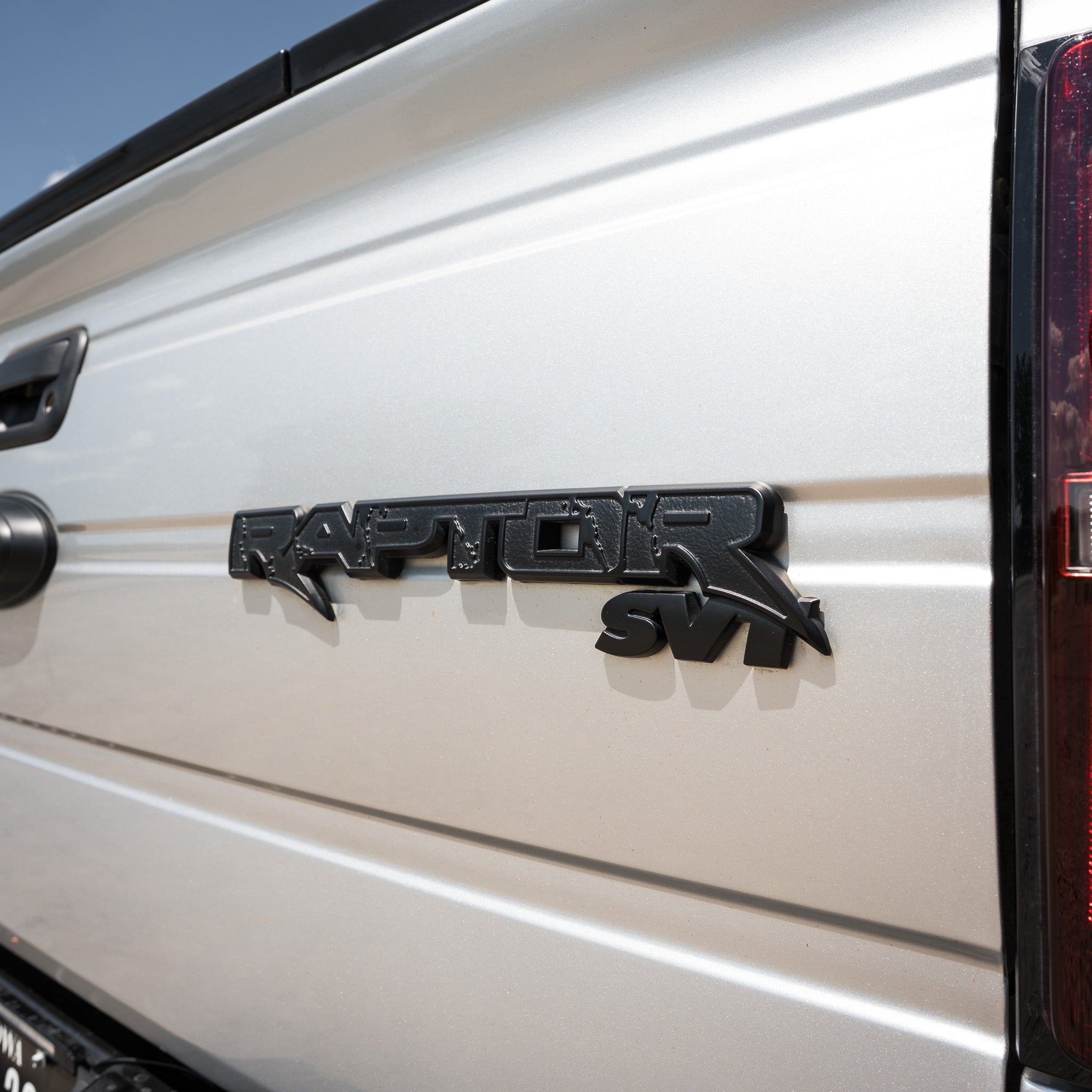 Black Raptor SVT Tailgate Emblem