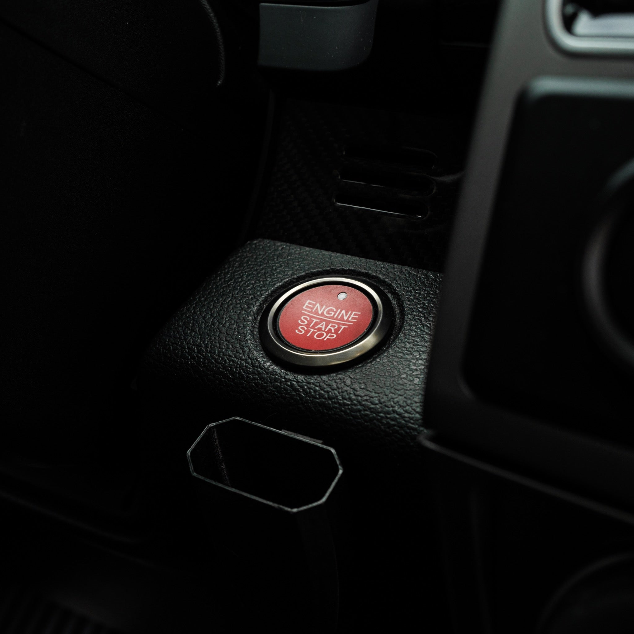 Red Engine Start / Stop Button Decal