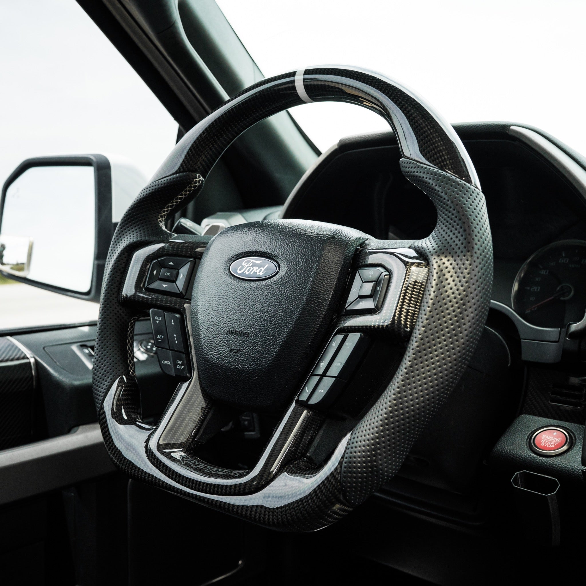 TESFEEL Carbon Fiber Steering Wheel